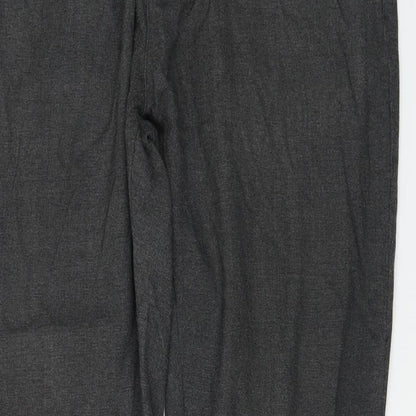 Womens UK Size 36 in Zara Regular Fit  Grey Trousers