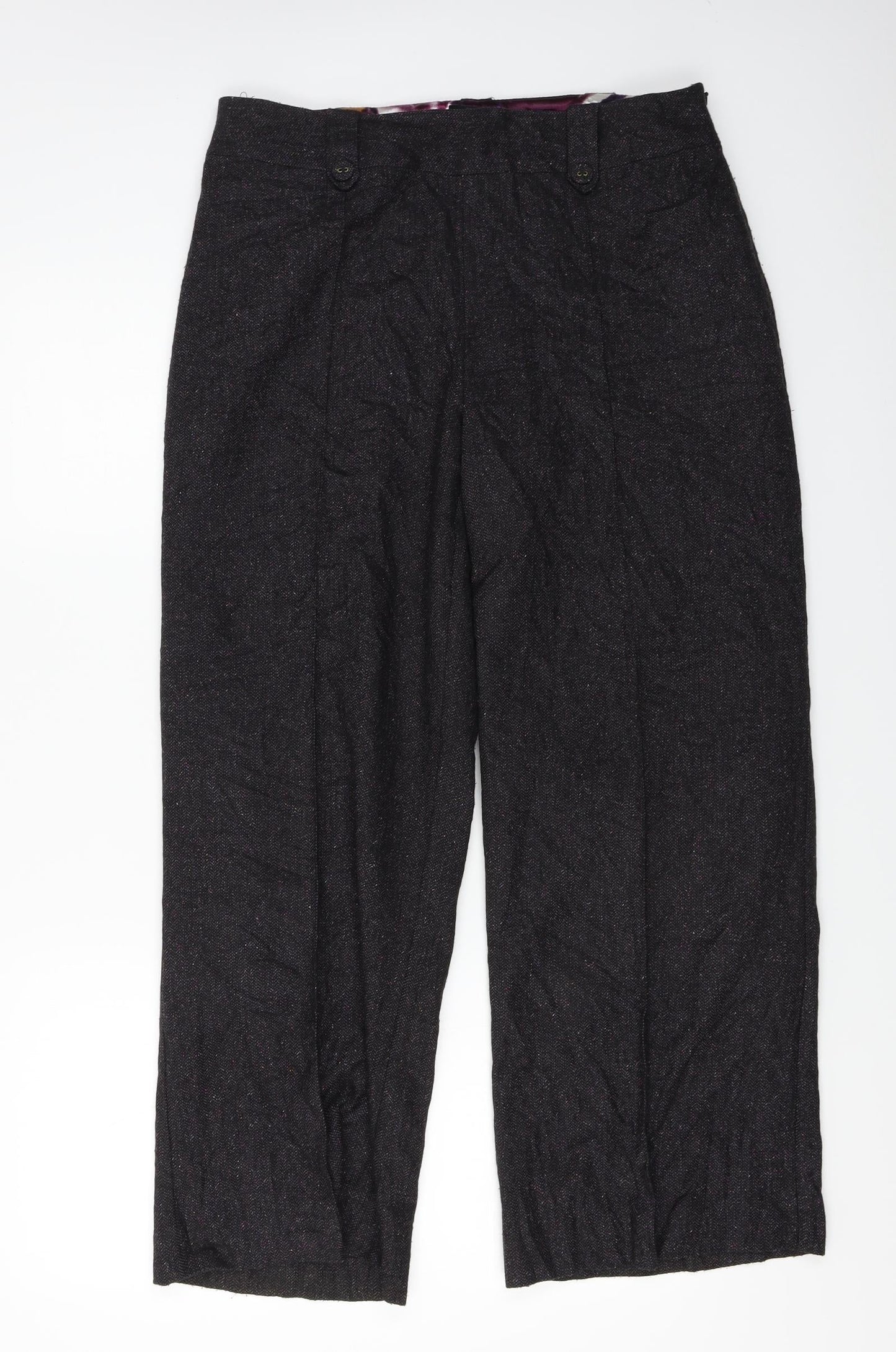 Womens UK Size 14 Per Una Regular Fit  Brown Trousers