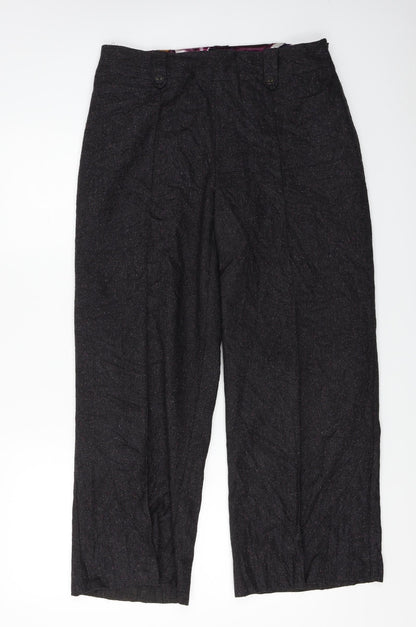 Womens UK Size 14 Per Una Regular Fit  Brown Trousers