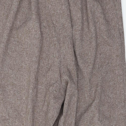 Womens UK Size 18 emma Regular Fit  Brown Trousers