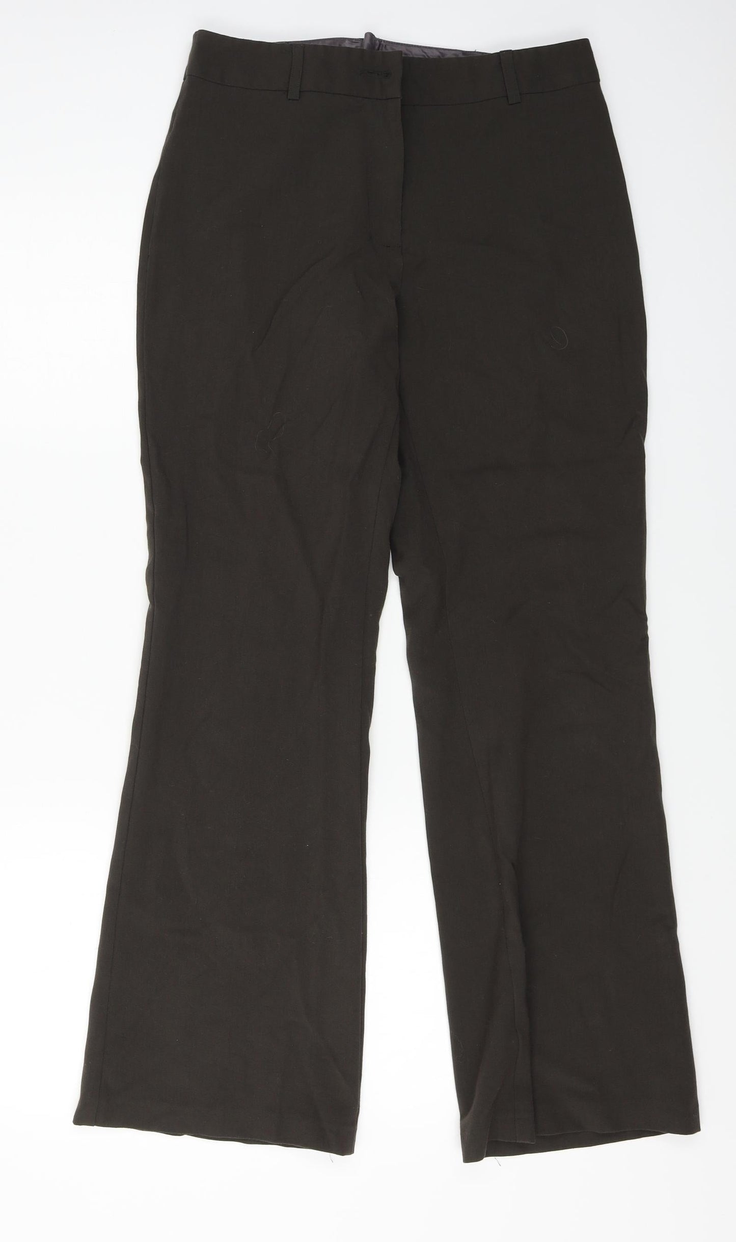 Womens UK Size 12 Marks and Spencer Regular Fit  Brown Trousers