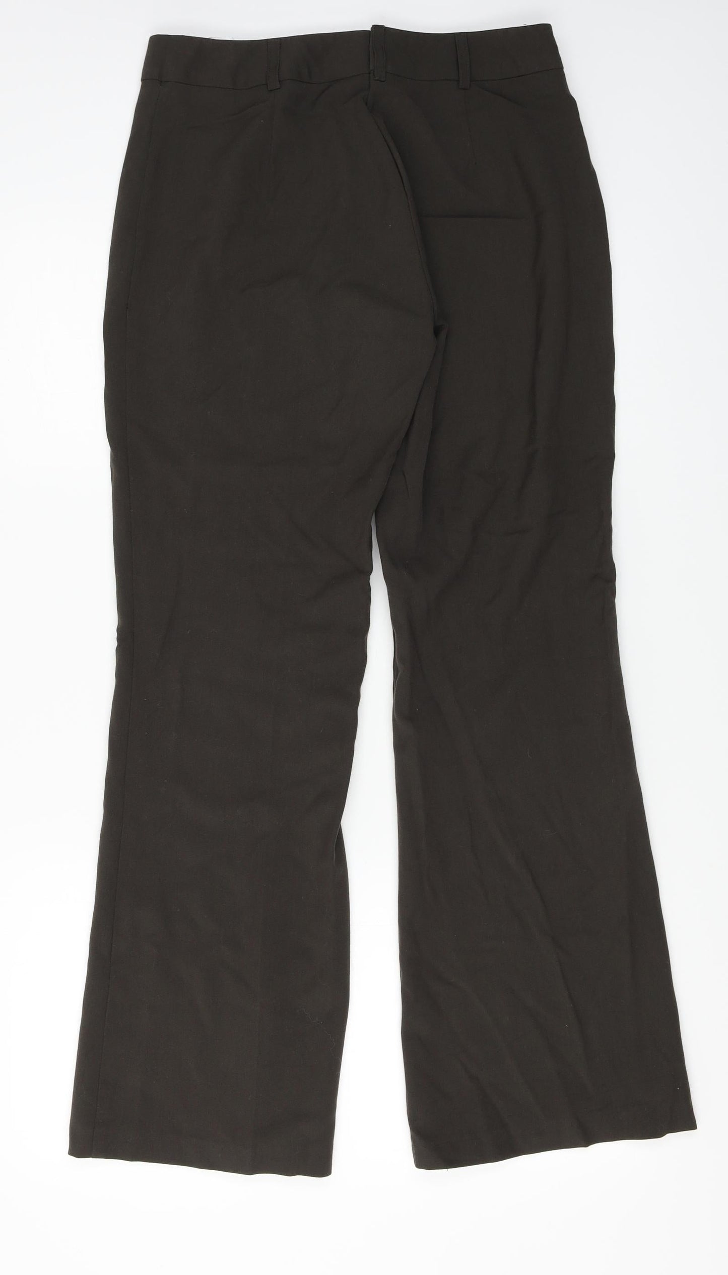Womens UK Size 12 Marks and Spencer Regular Fit  Brown Trousers