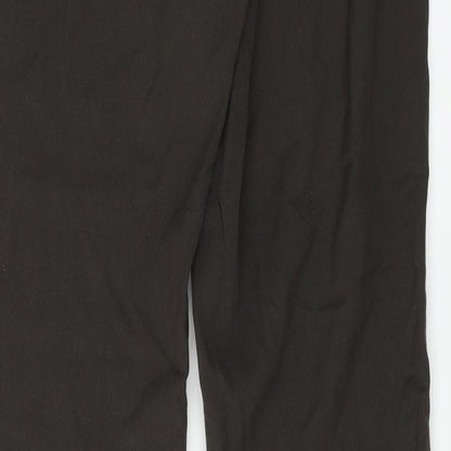 Womens UK Size 12 Marks and Spencer Regular Fit  Brown Trousers