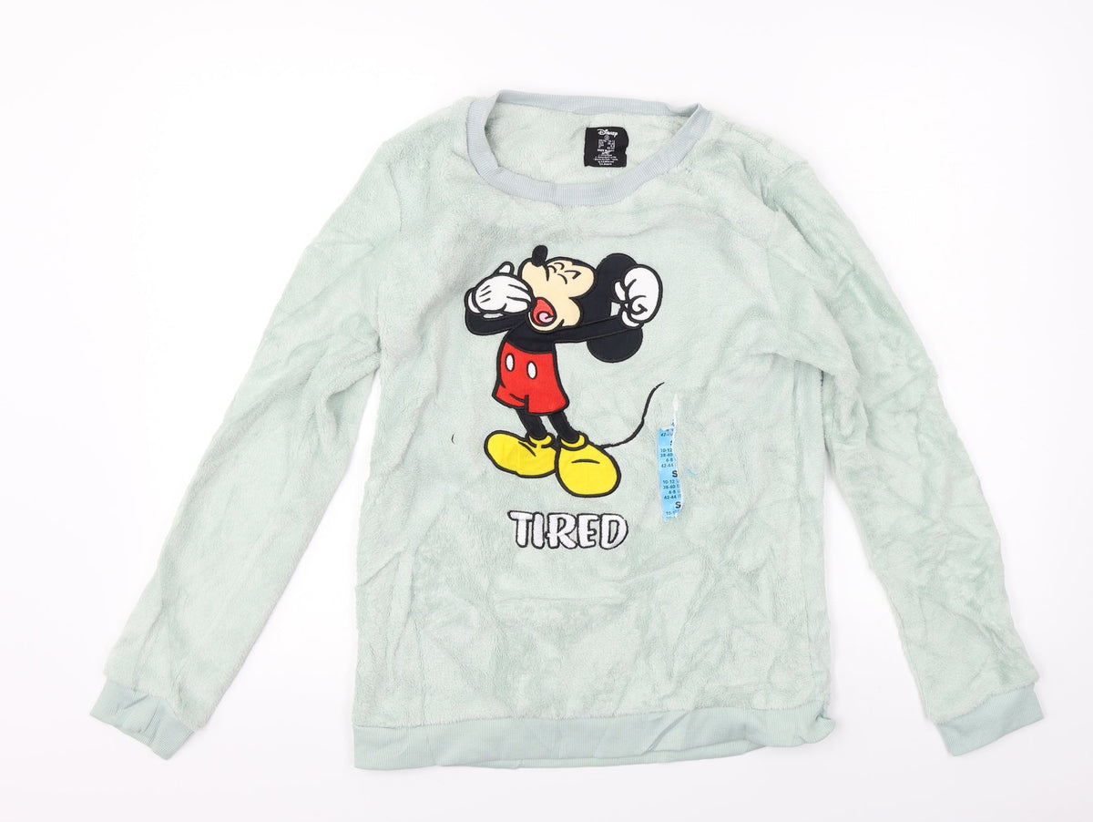 Disney  Womens Green   Pullover Jumper Size 10