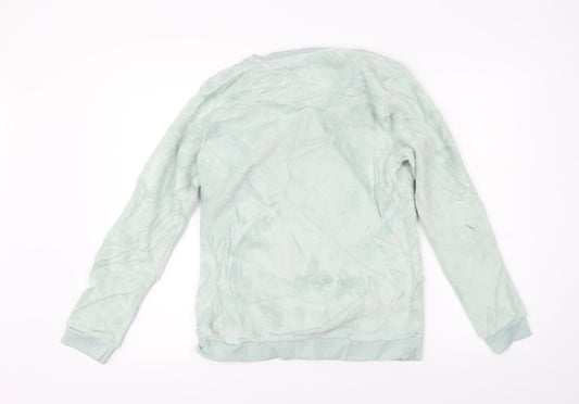 Disney  Womens Green   Pullover Jumper Size 10