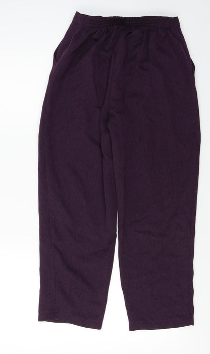 the nicole lewis collection  Womens Purple   Trousers  Size 12 L22 in