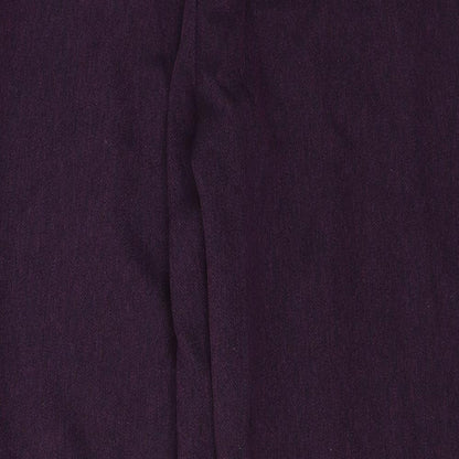 the nicole lewis collection  Womens Purple   Trousers  Size 12 L22 in