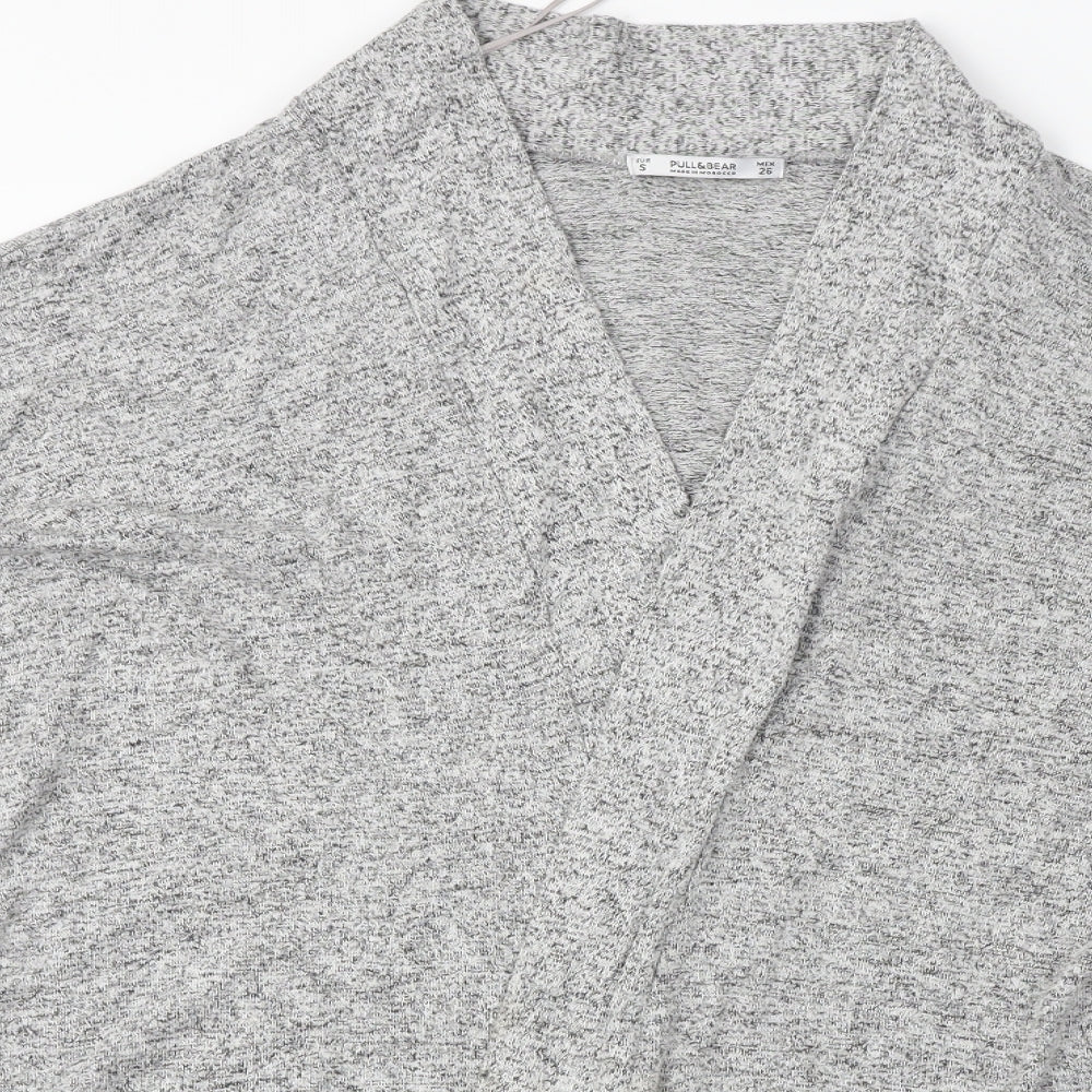 Pull&Bear Womens Grey   Cardigan Jumper Size S