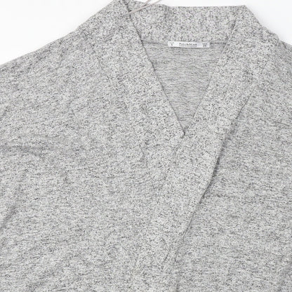 Pull&Bear Womens Grey   Cardigan Jumper Size S