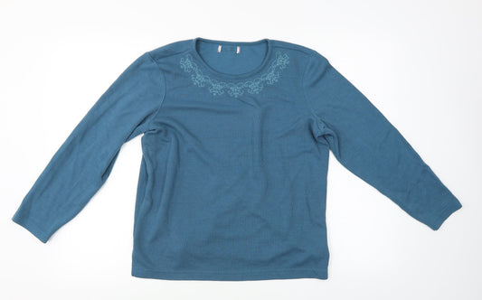 Bonmarché  Womens Blue   Pullover Jumper Size S