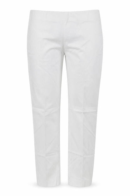 Womens UK Size 32 in Preworn Regular Fit  White Trousers