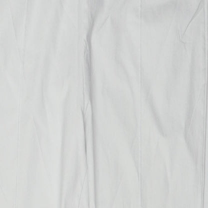 Womens UK Size 32 in Preworn Regular Fit  White Trousers