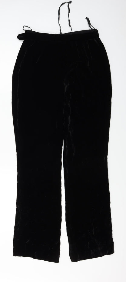 Womens UK Size 26 in Preworn Regular Fit  Black Trousers