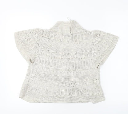 Marks and Spencer  Womens Beige   Cardigan Jumper Size 12