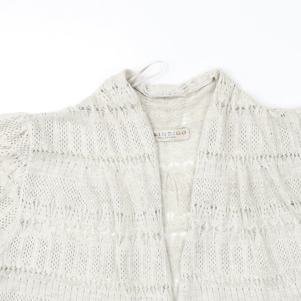 Marks and Spencer  Womens Beige   Cardigan Jumper Size 12