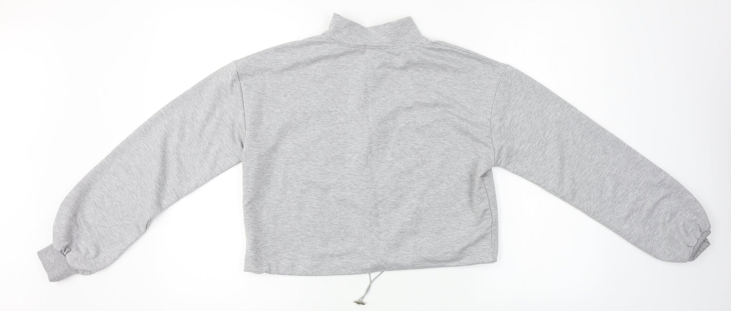 PORTABELLO  Womens Grey   Henley Jumper Size S