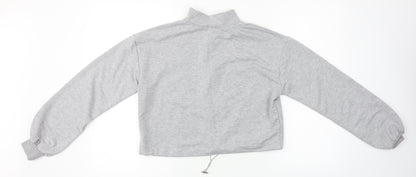 PORTABELLO  Womens Grey   Henley Jumper Size S
