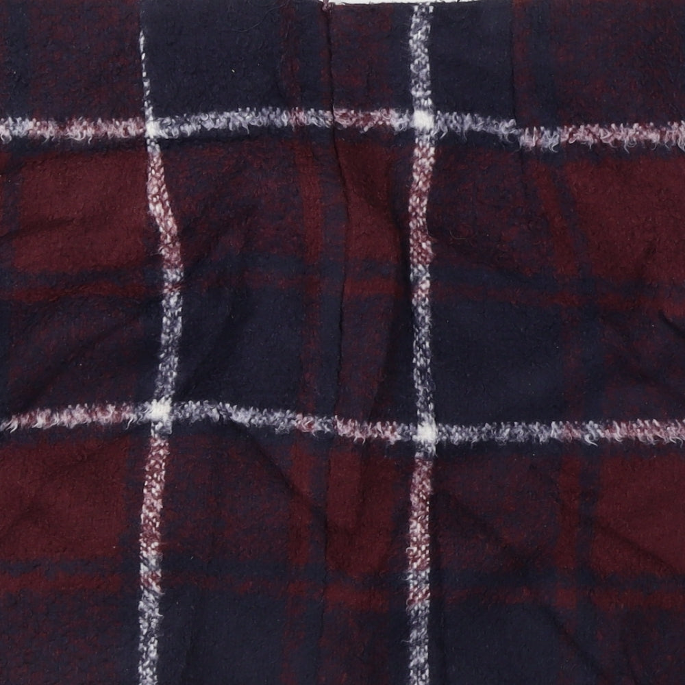 George  Womens Red Check  A-Line Skirt Size 30 in
