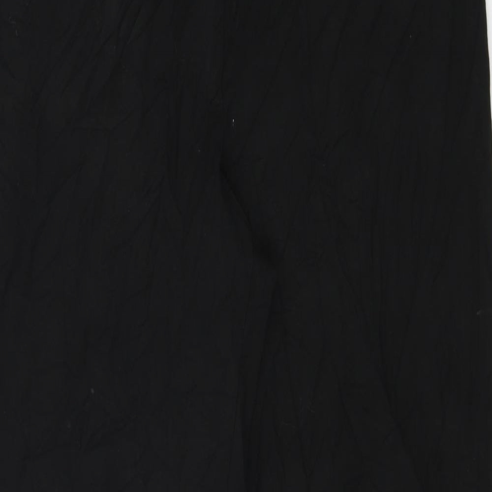 Womens UK Size 12 Marks and Spencer Regular Fit  Black Trousers