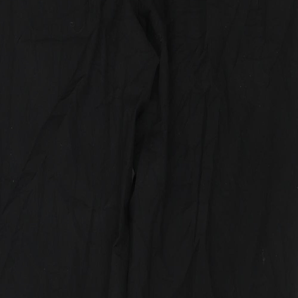 Womens UK Size 12 Marks and Spencer Regular Fit  Black Trousers