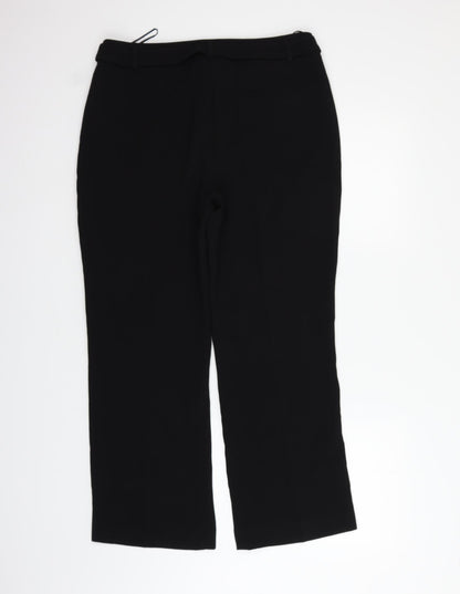 Damsel Womens Black   Trousers  Size 12 L26 in
