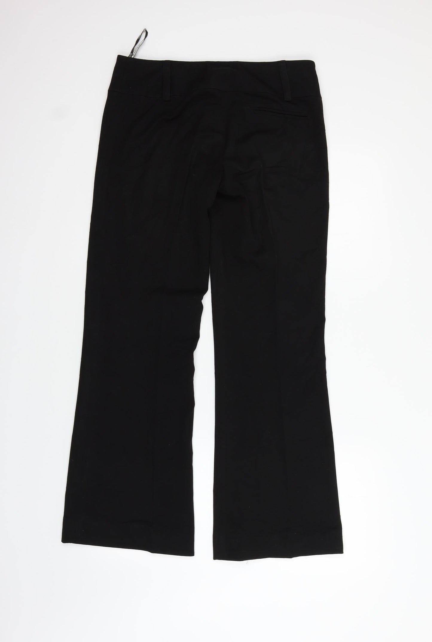 Womens UK Size 10 Topshop Regular Fit  Black Trousers