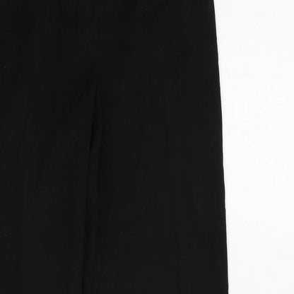 Womens UK Size 10 Topshop Regular Fit  Black Trousers