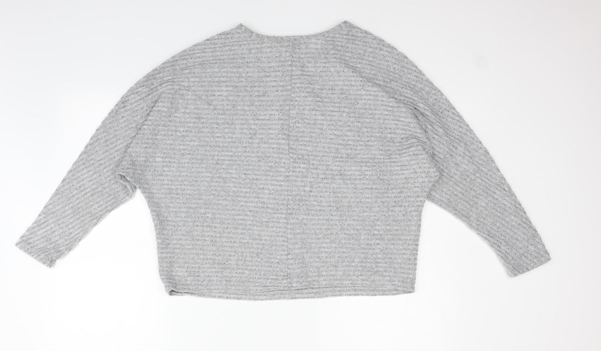 Primark Womens Grey   Pullover Jumper Size S