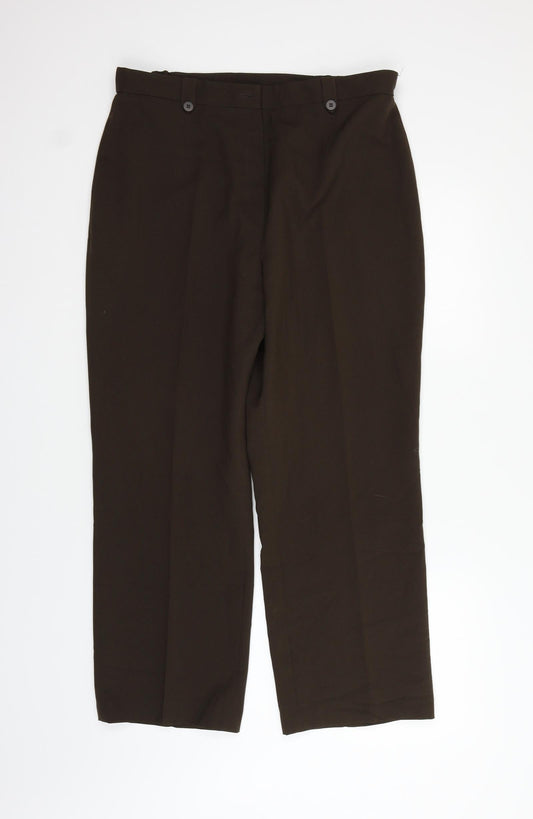Classics Womens Brown   Trousers  Size 16 L24 in