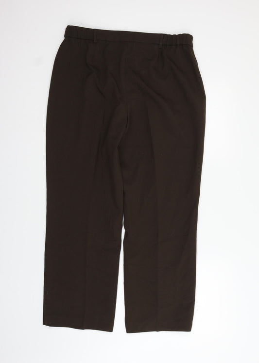 Classics Womens Brown   Trousers  Size 16 L24 in