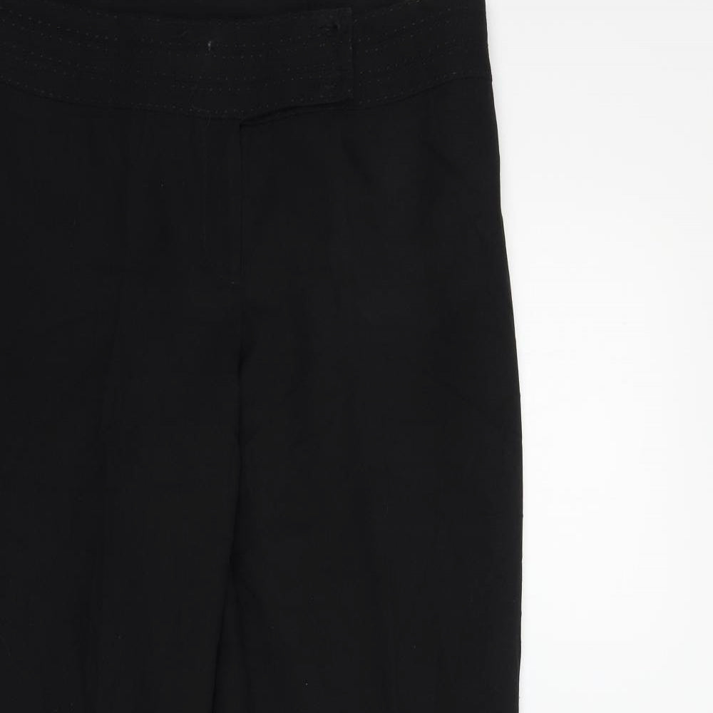 F&F Womens Black   Trousers  Size 14 L24 in