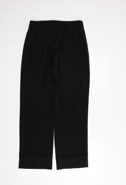 Womens UK Size 10 NL Collection Regular Fit  Black Trousers