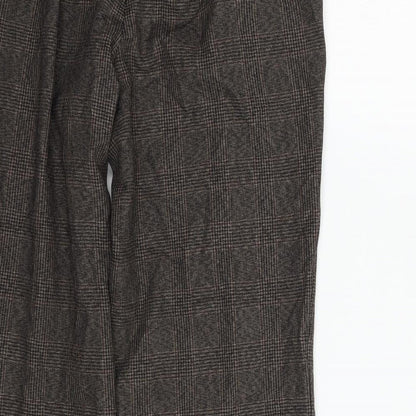 Womens UK Size 12 Marks and Spencer Regular Fit  Brown Trousers