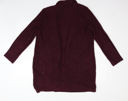 F&F Womens Purple   Cardigan Jumper Size 8