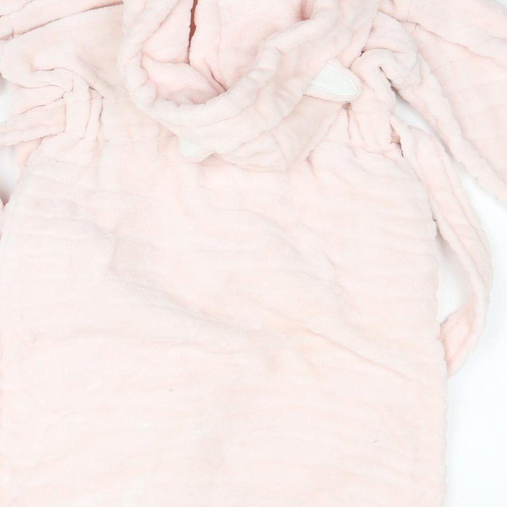 F&F Girls Pink Solid  Top Gown Size 7-8 Years  - BELTED