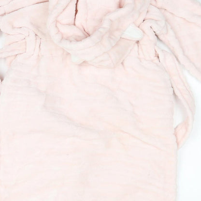 F&F Girls Pink Solid  Top Gown Size 7-8 Years  - BELTED