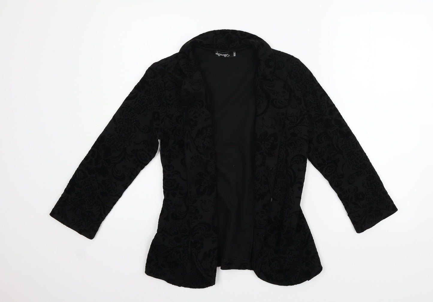 Signage Womens Black   Cape Jumper Size 12