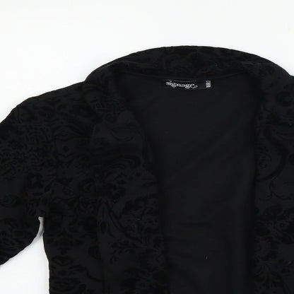 Signage Womens Black   Cape Jumper Size 12