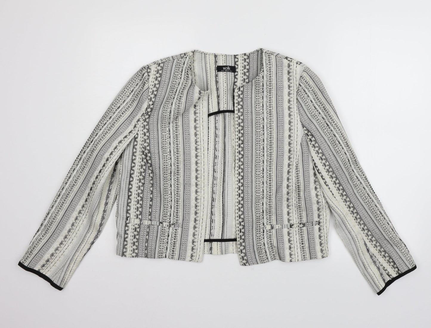 Womens UK Size 12 Wallis White Jacket