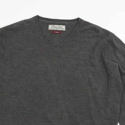 Twisted Soul Mens Grey   Pullover Jumper Size XL