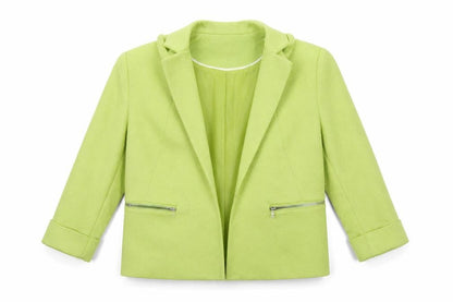 Front view of Principles women’s green henley jumper, size UK 12