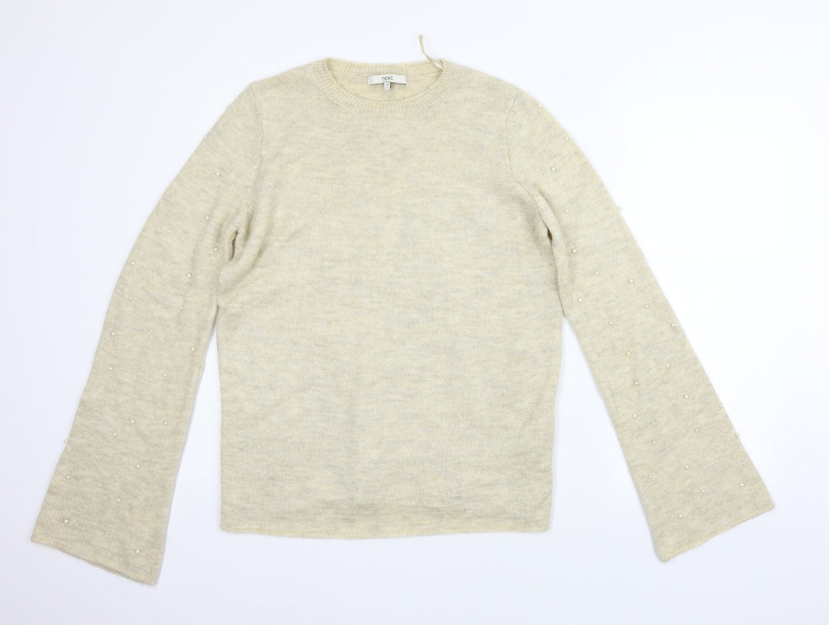 Next Womens Beige   Pullover Jumper Size 12