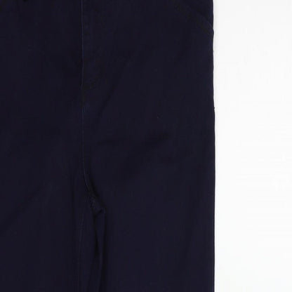 Womens UK Size 14 Oasis Regular Fit  Blue Trousers