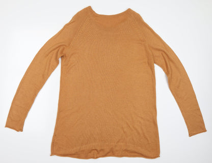 H&M Womens Yellow   Pullover Jumper Size L