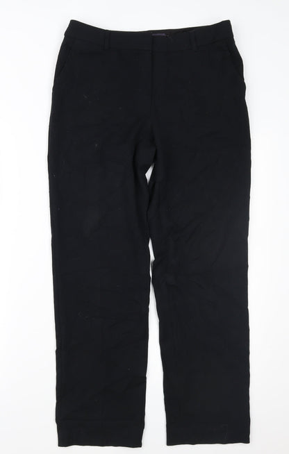 Womens UK Size 10 Marks and Spencer Regular Fit  Black Trousers