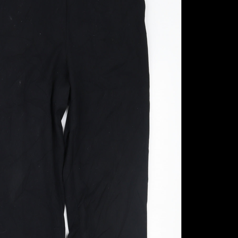 Womens UK Size 10 Marks and Spencer Regular Fit  Black Trousers