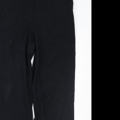 Womens UK Size 10 Marks and Spencer Regular Fit  Black Trousers