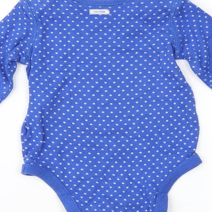 Brand and care label for Gap Baby Blue Geometric Basic T-Shirt, size 3-6, Months