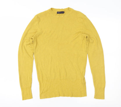 Marks & Spencer Womens Yellow   Pullover Jumper Size 14