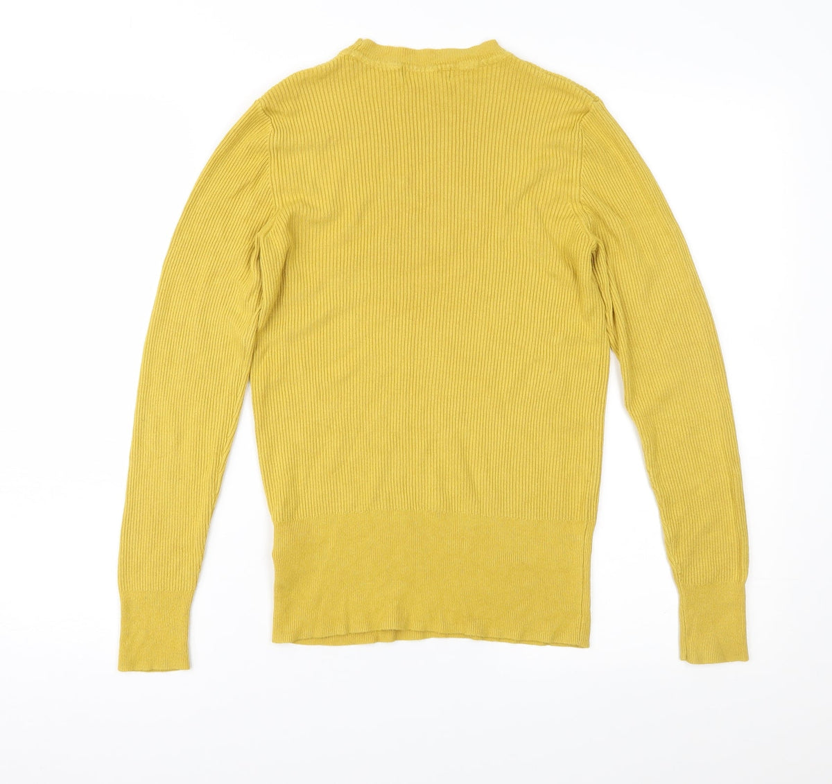 Marks & Spencer Womens Yellow   Pullover Jumper Size 14